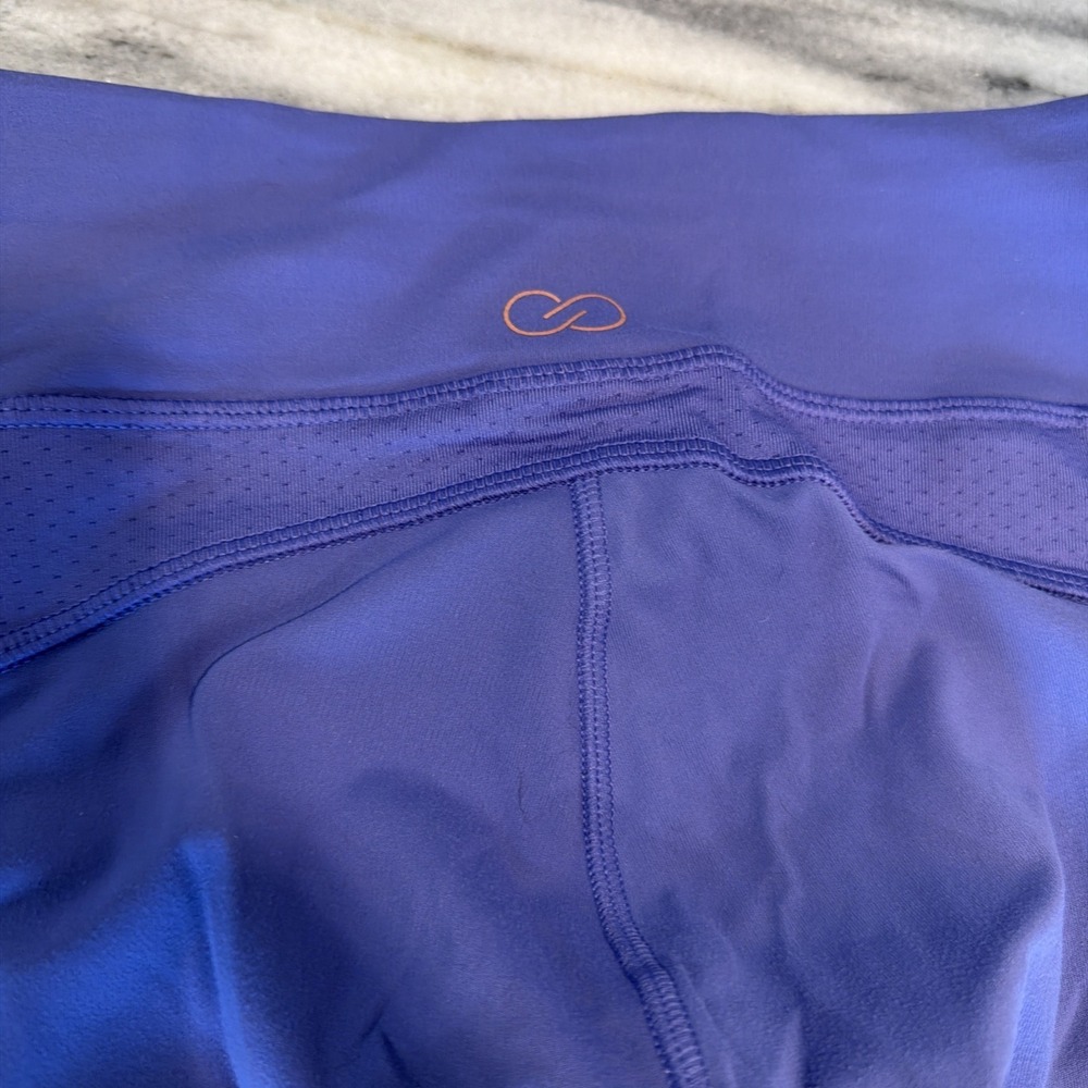 High-Rise Women's Leggings lot of 5 Black, White, Lavender, Rust, Royal Blue - Picture 15 of 16